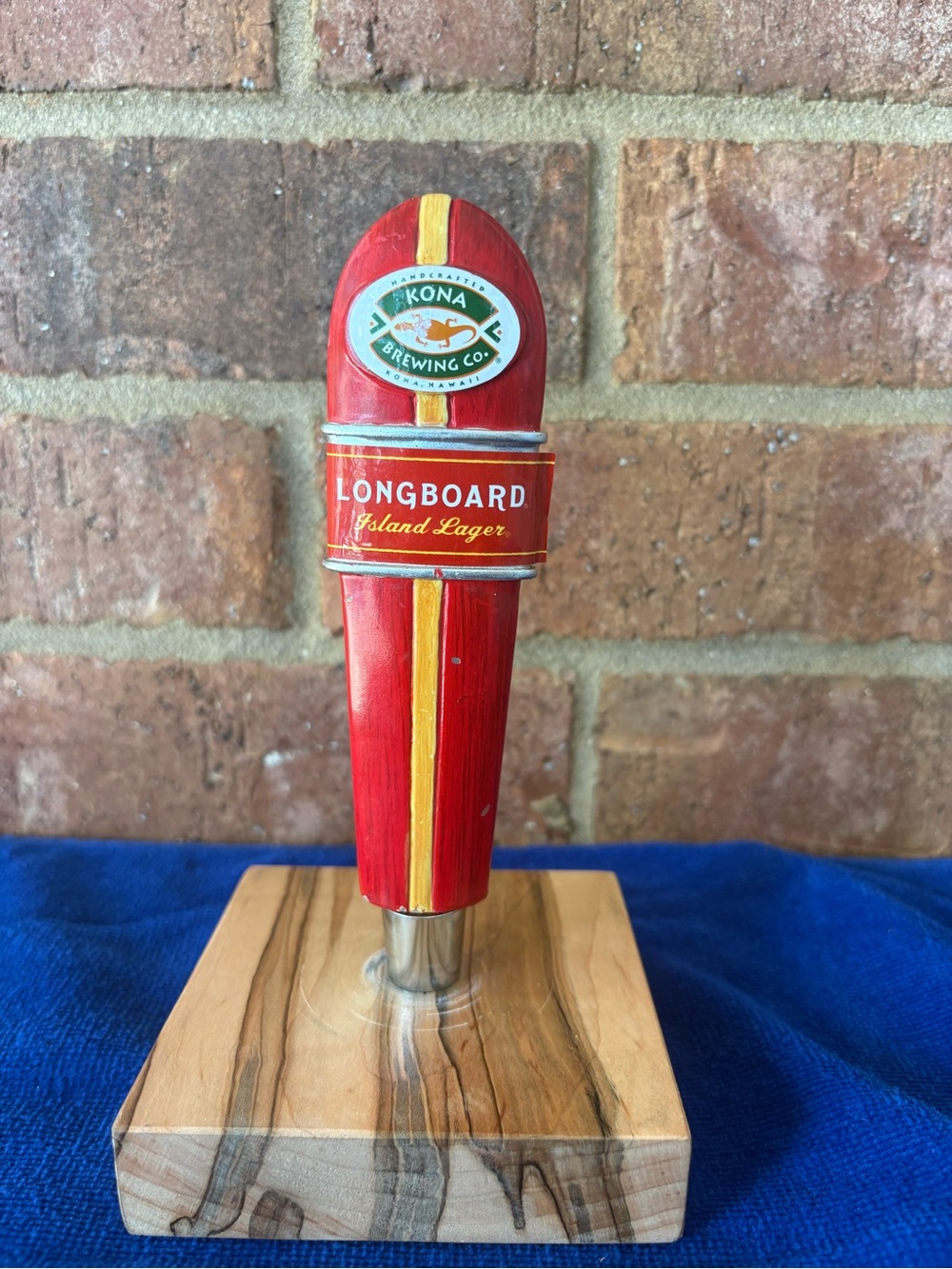 Kona Brewing Co. Longboard Red Tap Handle
